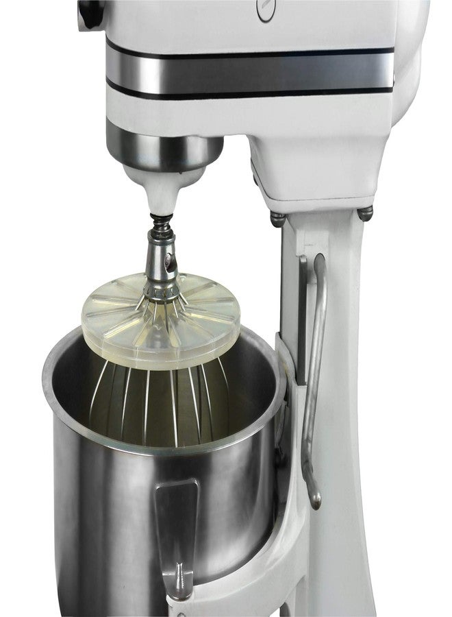 WHISK WIPER ممسحة الخفاقة Whisk Wiper® PRO متوافقة مع خلاطات KitchenAid ذات الوعاء القابل للرفع - اخلط بدون فوضى - الإكسسوار الأمثل لخلاطات الطعام - متوافقة فقط مع الخفاقات ذات 6 أسلاك (اللون: شفاف) - Image 1